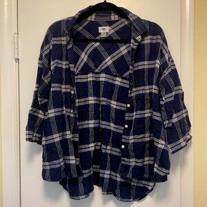 Old Navy Plaid Button Down